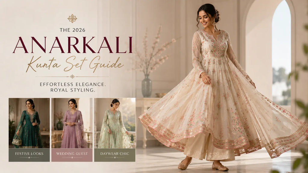 the ultimate 2026 styling guide for Anarkali kurta sets. Explore elegant festive and daily wear at Shree Shivam.