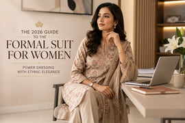 Formal suit for women - elegant ethnic workwear and premium office kurti set by Shree Shivam