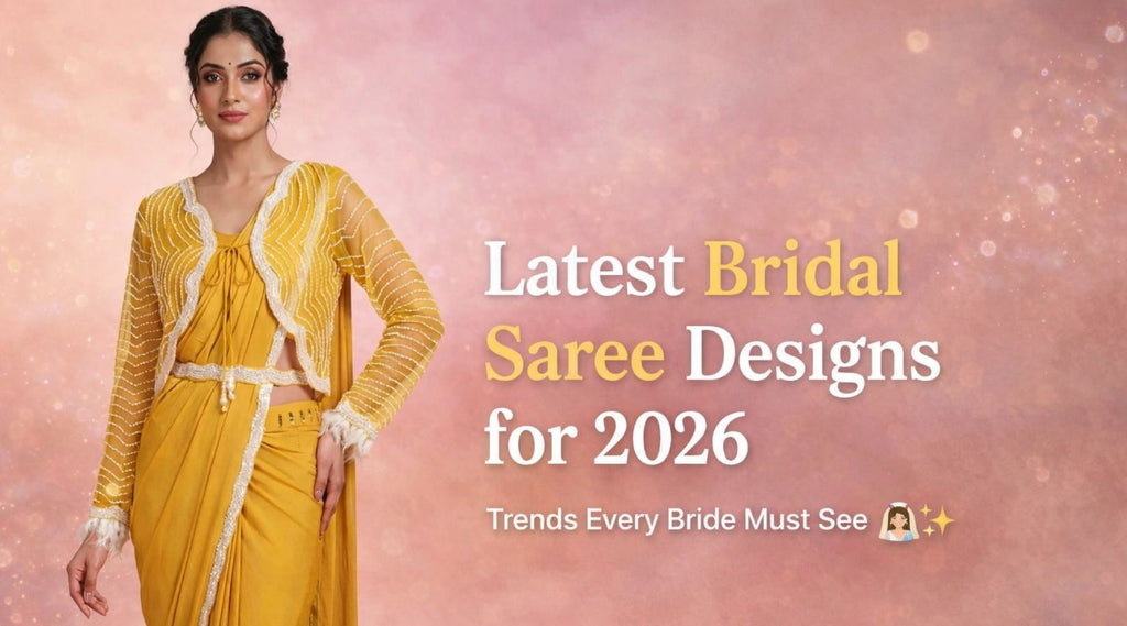 Latest Bridal Saree Designs for 2026: Trends Every Bride Must See 👰✨