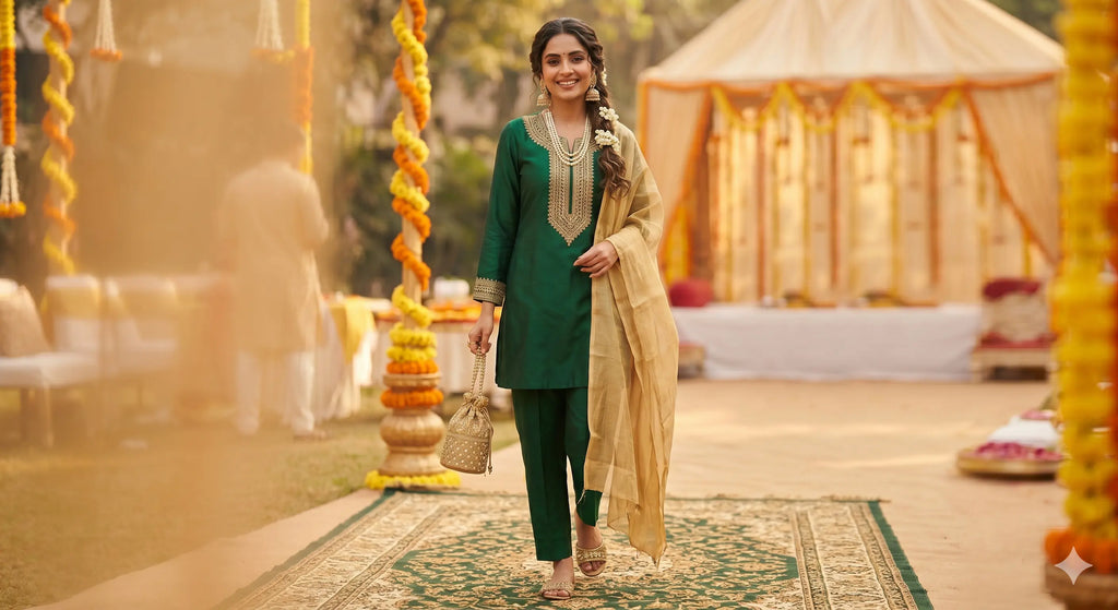 What to Wear to an Indian Wedding as a Guest: The Kurti Set Edition