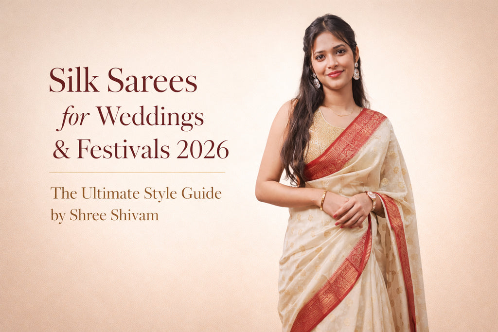 Silk Sarees for Weddings & Festivals 2026: The Ultimate Style Guide by Shree Shivam