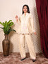 Multi color Thread embroidered Indo Western Set