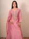 Pink kurti with Dori & Patti Work
