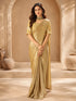 Elegant Gold Silk Saree with Designer Blouse | Premium Party Wear Saree