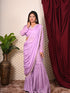 Purple Indo-western set with tassel work