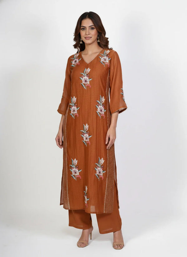 Mint kurti with dupatta