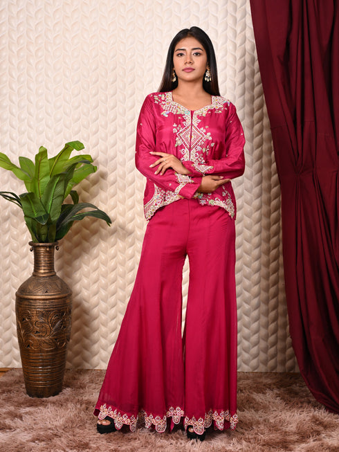 Sweetheart Neck Zardozi Co-ord Set