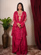 V NeckLine Embroidery Indo Western Set
