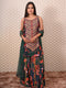 kurti With Multi-Colour Thread Work