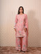 Pink Kurti with Moti & Thread Work