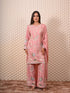 Pink Kurti with Moti & Thread Work