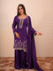 Purple Kurti with Heavy Sequin Work