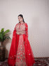 Heavy Zardozi & Gota Work Lehenga