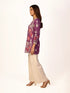 Olive green floral kurti set
