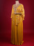 Mustard Gown with Gota Patti and Zari Work