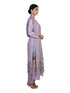 Lavender Purple Floral Printed Kurti Set with Dupatta for Women – Elegant Ethnic Wear