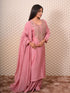 Pink kurti with Dori & Patti Work