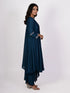 Lavender embroidered kurti set with dupatta