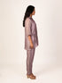Purple Printed Co-Ord Set for Women – Elegant Casual Ethnic Outfit