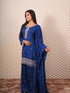 Heavy Zardozi Work Blue Kurti