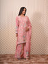 Pink Kurti with Moti & Thread Work