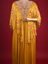 Mustard Gown with Gota Patti and Zari Work