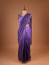 Elegant Purple Saree with Intricate Kardana Sequin Detailing