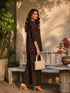 Elegant Black Paisley Print Co ord set