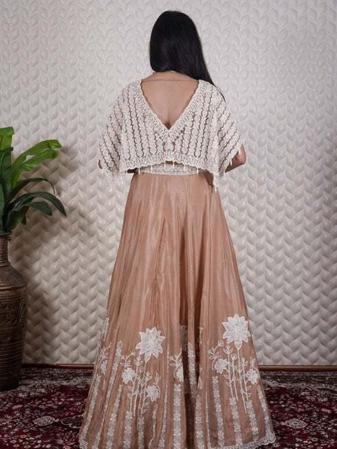 Sequin & Resham Embellished Lehenga