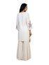 Cream Floral Embroidered Kurti with Pants for Women – Elegant Ethnic Wear