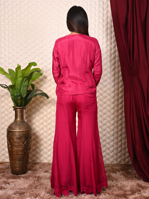 Sweetheart Neck Zardozi Co-ord Set