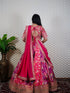 Pink Lehenga With Machine Work