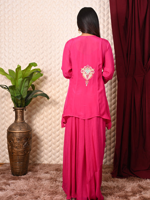 Thread & Tassel Work Indo-western Set