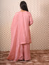 Pink Kurti with Moti & Thread Work
