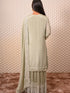 Pista Kurti with Moti & kardana Work