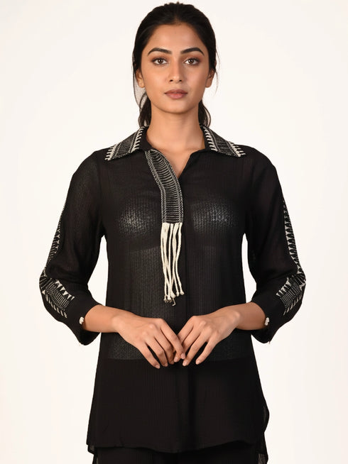 Beige kurti with dupatta