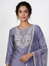 Cream kurti with dupatta