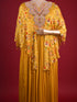 Mustard Gown with Gota Patti and Zari Work