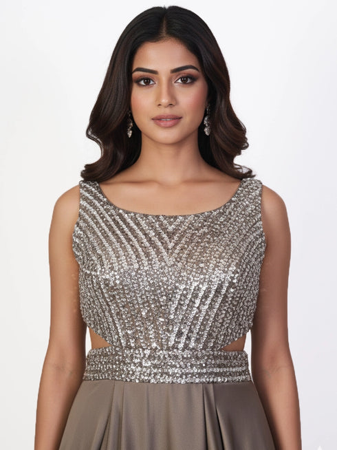 Front cut indo western kurti