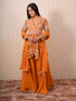 Yellow Kurti Moti & Kardana Work