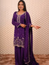 Purple Kurti with Heavy Sequin Work