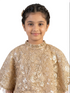Fawn Embellished Co-Ord Set for Girls – Organza Base Festive Party Wear Outfit