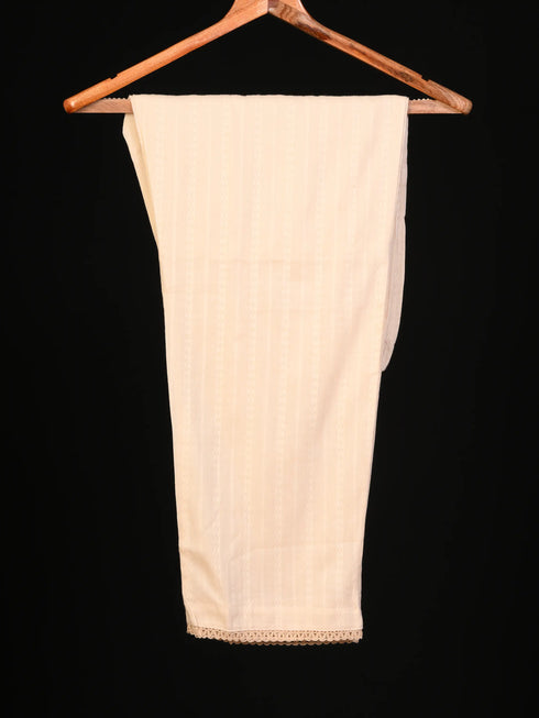 White Kurti set with Sequin & Thread Work