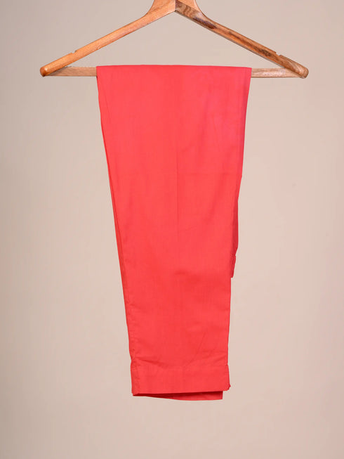 Red Kurti set with mirror work