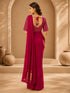 Elegant Pink Silk Saree with Designer Blouse | Premium Party Wear Saree