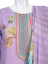 Lavender Purple Floral Printed Kurti Set with Dupatta for Women – Elegant Ethnic Wear