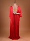 Red Kaftan with Zardogi Gota Patti Work