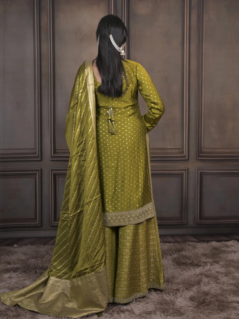 Contemporary Indo-Western Saree Style Outfit