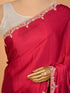 Maroon Saree Zarkan & Zardozi Work