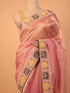 Onion Saree Pearl & Moti Work